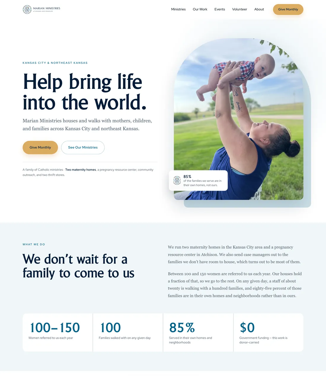 Direction One homepage